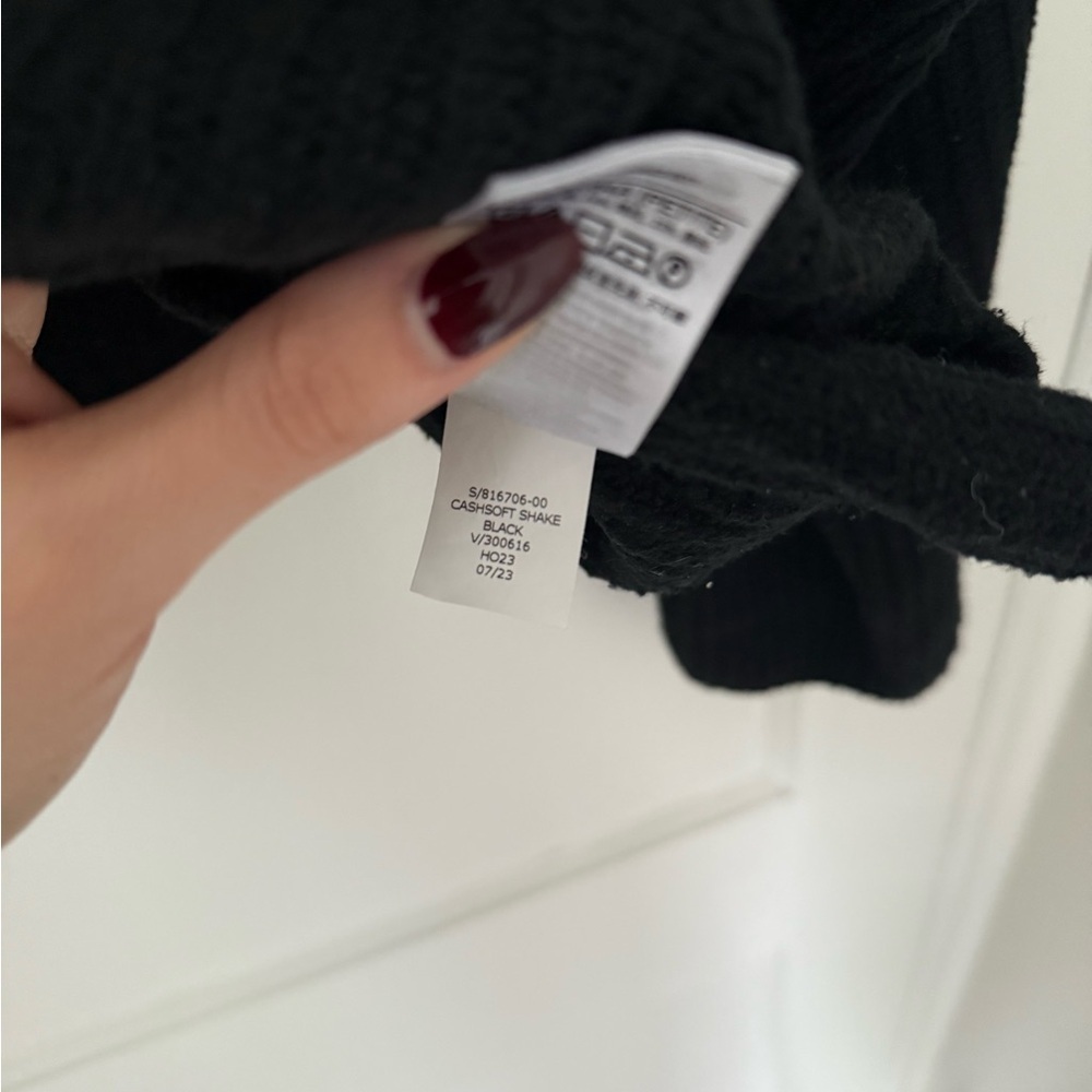 GAP Black Shaker-Stitch Relaxed Sweater - Picture 6 of 6